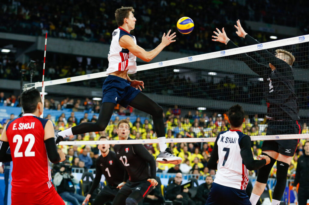 Men's Volleyball Net Height